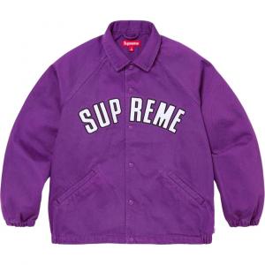 Supreme Курка джинсовая тренерская, Purple/Purple