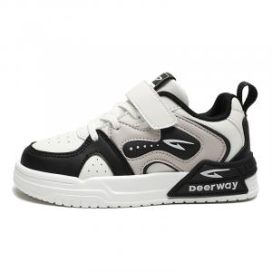 Детские скейтерские кроссовки Kids DEERWAY, черный/белый/серый