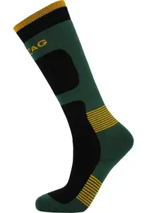 Носки ZIGZAG "Типпи" (2 пары) с согревающим содержанием шерсти, зеленый