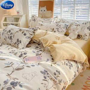 Disney Комплект постельного белья 4 предмета, простыня, размер 200x230 см, цвет Summer's Fruit