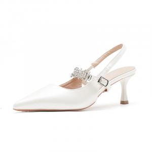 Bamiti Женские туфли на высоком каблуке экрю, цвет Ecru