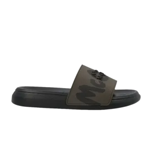 Кроссовки Alexander McQueen Wmns Rubber Pool Slide, зеленый