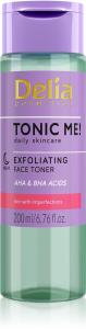 Мягкий отшелушивающий тоник Tonic me! для ночного ухода Delia Cosmetics, 200 мл