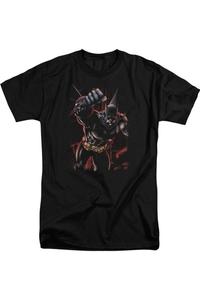 Футболка Batman Crimson Knight с коротким рукавом для взрослых Gildan