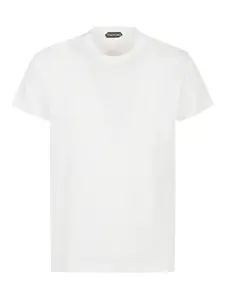 Футболка с круглым вырезом и карманом TOM FORD, белый