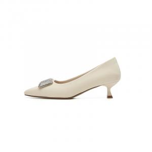 DAPHNE Стройные каблуки на высоком каблуке 4,5 см женские бежево-золотистые, цвет Beige Gold