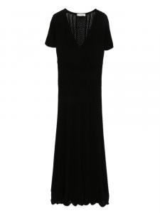 Трикотажное платье макси Bruno Manetti, черный