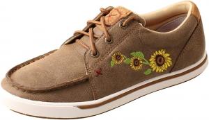 Мужские повседневные ковбойские туфли Twisted X в стиле Hooey Loper, светло-серые