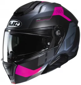Шлем HJC i91 Carst HJC Helmets, черный/розовый