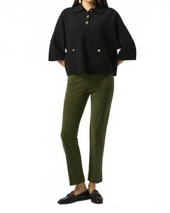 Joseph Ribkoff Классические прямые брюки цвета авокадо