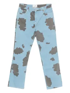 Джинсы с принтом COPERNI, синий