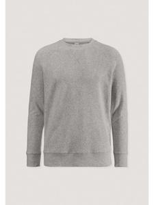 Махровая рубашка для сна Relaxed светло-серого цвета Hessnatur