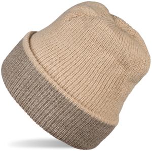 Кепка styleBREAKER Strickbeanie, цвет Beige Taupe