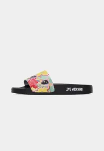 Мулы Love Moschino, Green/Light Blue