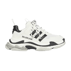 Кроссовки Adidas x Balenciaga Triple S Sneaker 'White Black', белый