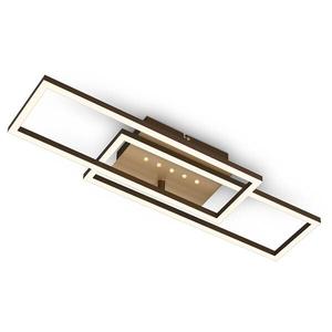 Светодиодный потолочный светильник Briloner Arruda, золотой