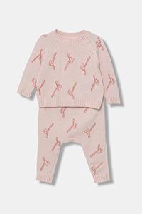 Комплект из 2 детских шерстяных изделий Guess, розовый