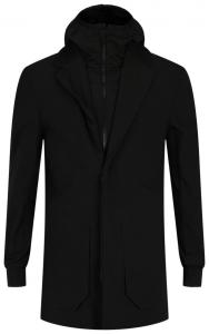 Однобортный многослойный блейзер Givenchy, черный