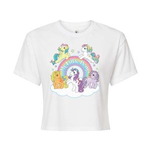 Укороченная футболка группы My Little Pony для юниоров Licensed Character, белый