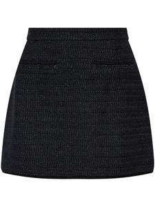 The Mannei твидовая мини-юбка, черный