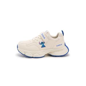 Стелька с противоскользящим эффектом, устойчивость к истиранию, легкий вес, амортизация, увеличение роста, низкие повседневные кроссовки для детей Disney, бежевый/синий