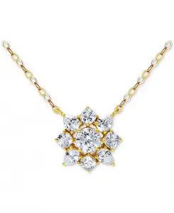 Ожерелье (2-5/8 карата) из позолоченного стерлингового серебра, эксклюзивно в Macy's Giani Bernini, gold