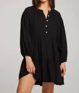 Мини-платье «Магнолия» цвета лакрицы Chaser