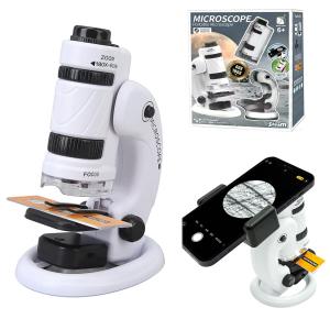 COIL Детский микроскоп, образовательная научная лупа, зум 60-180x