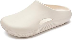 Сабо armadillo нескользящие сандалии cloud для сада Baimiu, белый