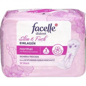 Стельки Slim & Fresh нормальный свежий аромат facelle, 12 шт.