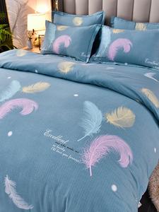 MIDO HOUSE Комплект постельного белья 4 предмета, простыня 180x220 см