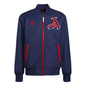 Куртка adidas Afc Lny Bomber New Year's Edition Arsenal Soccer/Football logo Sports Jacket Navy Blue, синий