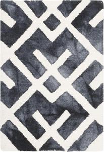 SAFAVIEH, 61 x 92 см, Dip Dye коллекция Graphite / Ivory DDY677J ручной работы марокканский акварельный премиум шерстяной декоративный ковер