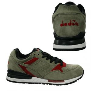 Мужские темно-зеленые кроссовки премиум-класса Intrepid Diadora, коричневый