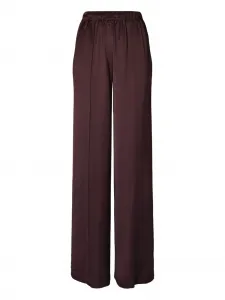 Брюки на эластичном поясе Tory Burch, фиолетовый