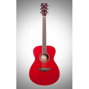 Акустическая гитара Yamaha FS-TA Concert Transacoustic Acoustic-Electric Guitar, Ruby Red