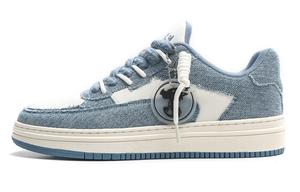 Кроссовки для скейтбординга унисекс с низким верхом, джинсовые, синие Jifffly