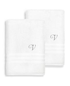 Набор банных полотенец Denzi из турецкого хлопка с индивидуальным дизайном, 137 см (54 x 27 дюймов) Linum Home, V, Bath Towels