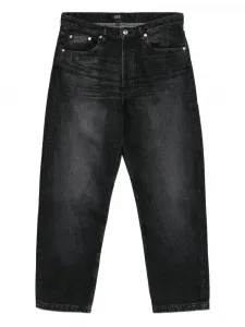 Прямые джинсы A.P.C., черный