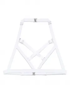 Fatale открытый треугольный бикини-топ Maison Close, белый