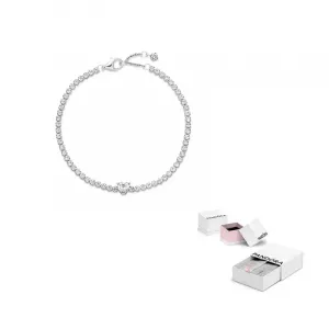 Pandora Серебряный браслет Sparkling Heart