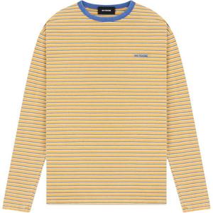 Футболка с полосками и логотипом WE11DONE, желтый