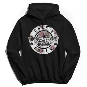 Мужская худи Guns n' Roses с цветочным принтом Bullet Licensed Character