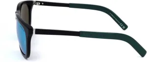 Солнцезащитные очки Moncler ML0290 01Q SHINY BLACK 57/20/140 (унисекс), Black/Green