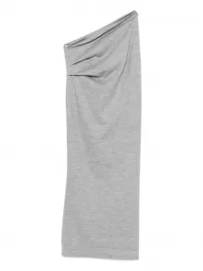 Асимметричная макси-юбка Entire Studios, серый