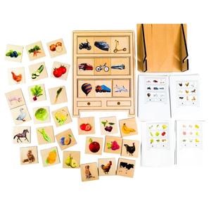 Мега набор для размножения, деревянный пазл, фрукты, овощи, транспорт, животные. Inna marka