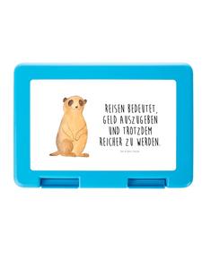 Mr. & Mrs. Panda Ланчбокс с изображением суриката и надписью белым цветом