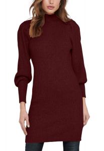 Платья Only, бордовый