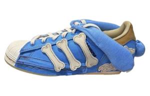 Adidas originals Superstar Обувь для скейтбординга унисекс, Blue/White