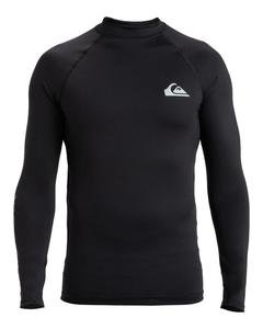 QUIKSILVER Футболка для серфинга с длинными рукавами и защитой от ультрафиолета UPF 50 на каждый день, черная, для мужчин